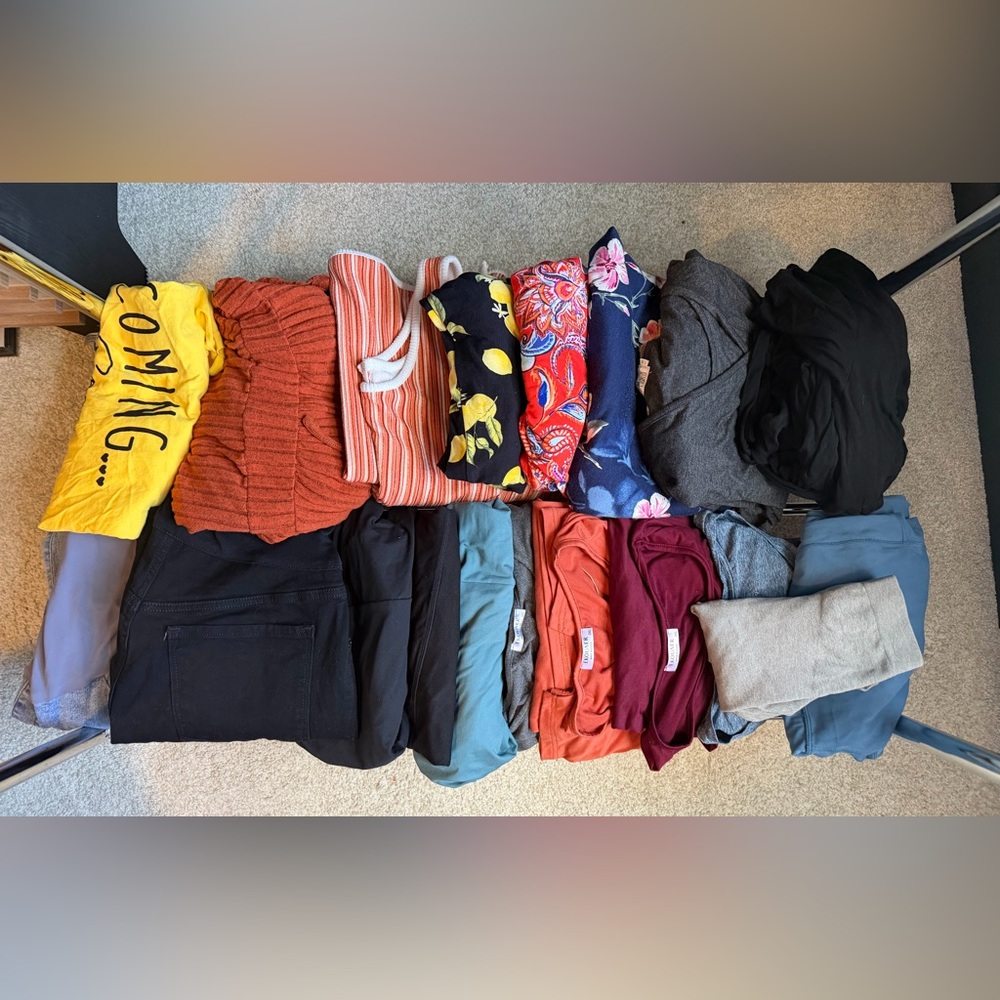 Maternity / Bump Friendly Clothing Lot XL/XXL 20 pieces